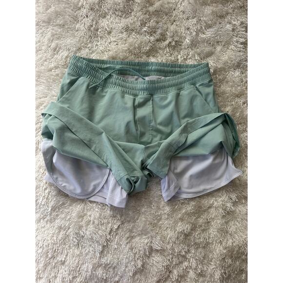 Lululemon Pace Breaker Shorts 7" Lined Sea foam Arctic Willow green - Picture 6 of 6